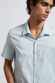 21765 - Camisa Linho Linen Villagio - Azul -4-